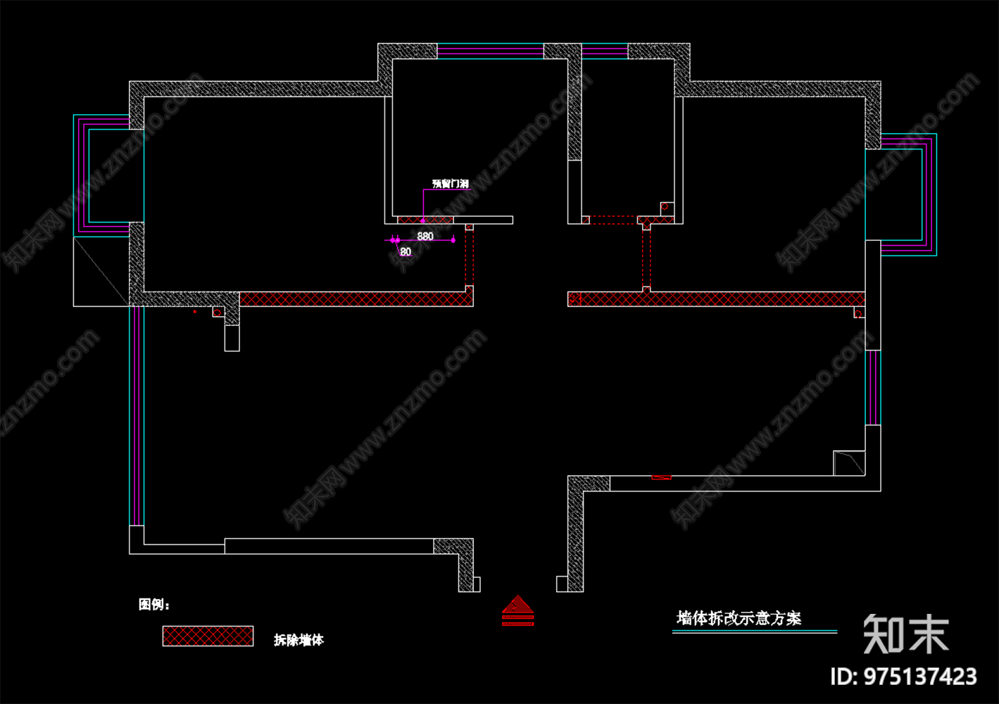 上海名都cad施工图下载【ID:975137423】