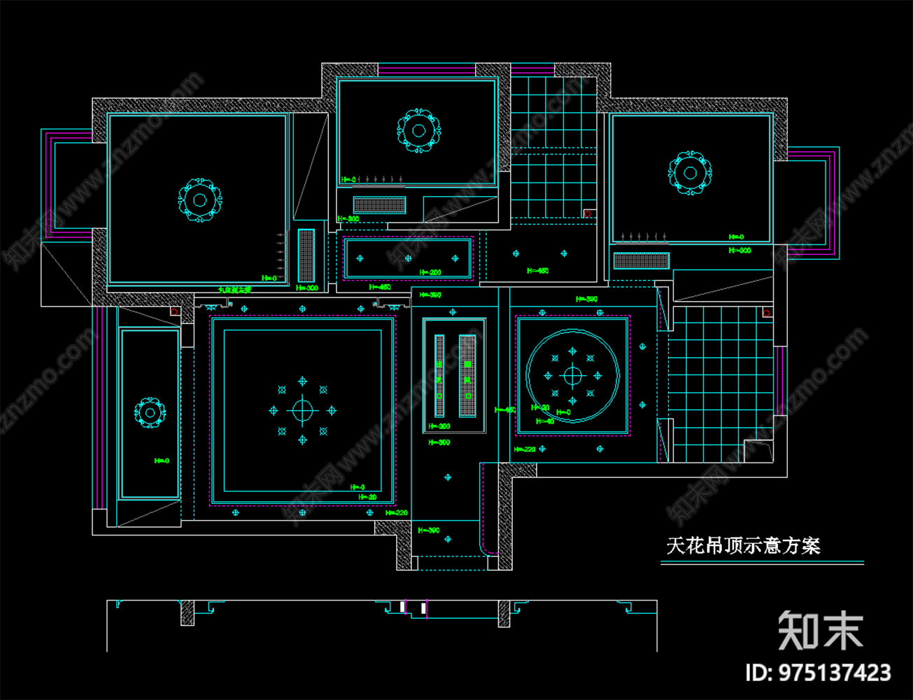 上海名都cad施工图下载【ID:975137423】