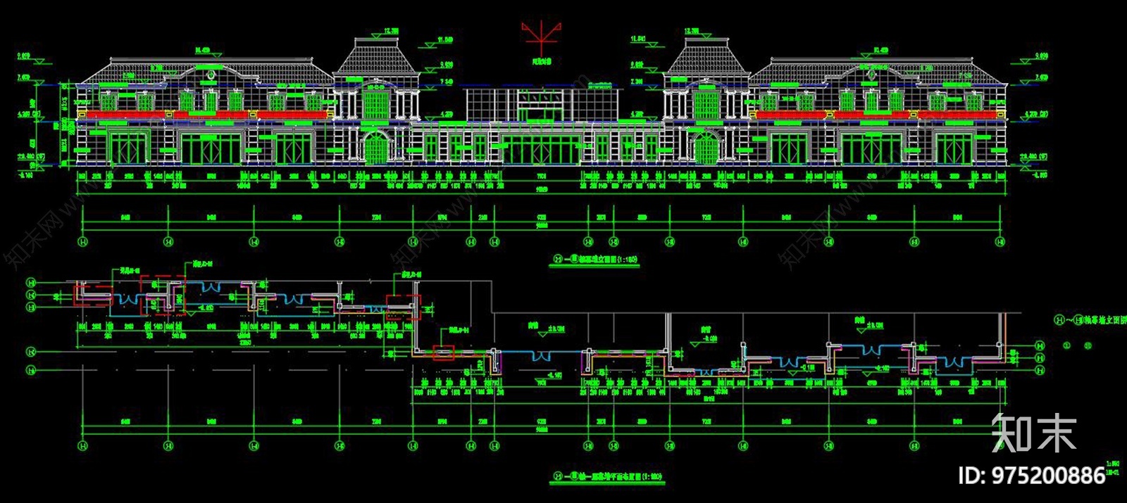 别墅石材干挂图纸施工图下载【ID:975200886】