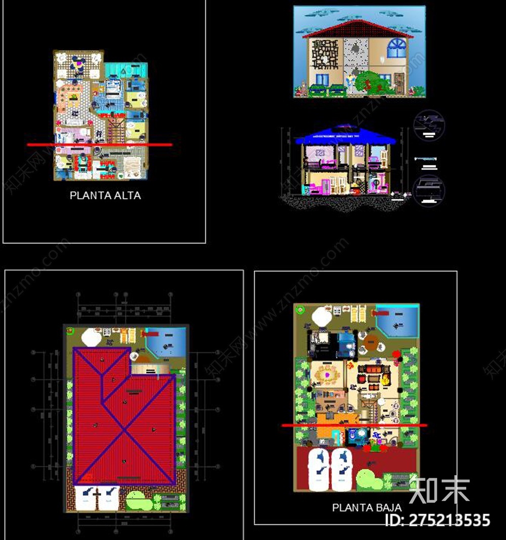 花园景观施工图下载【ID:275213535】