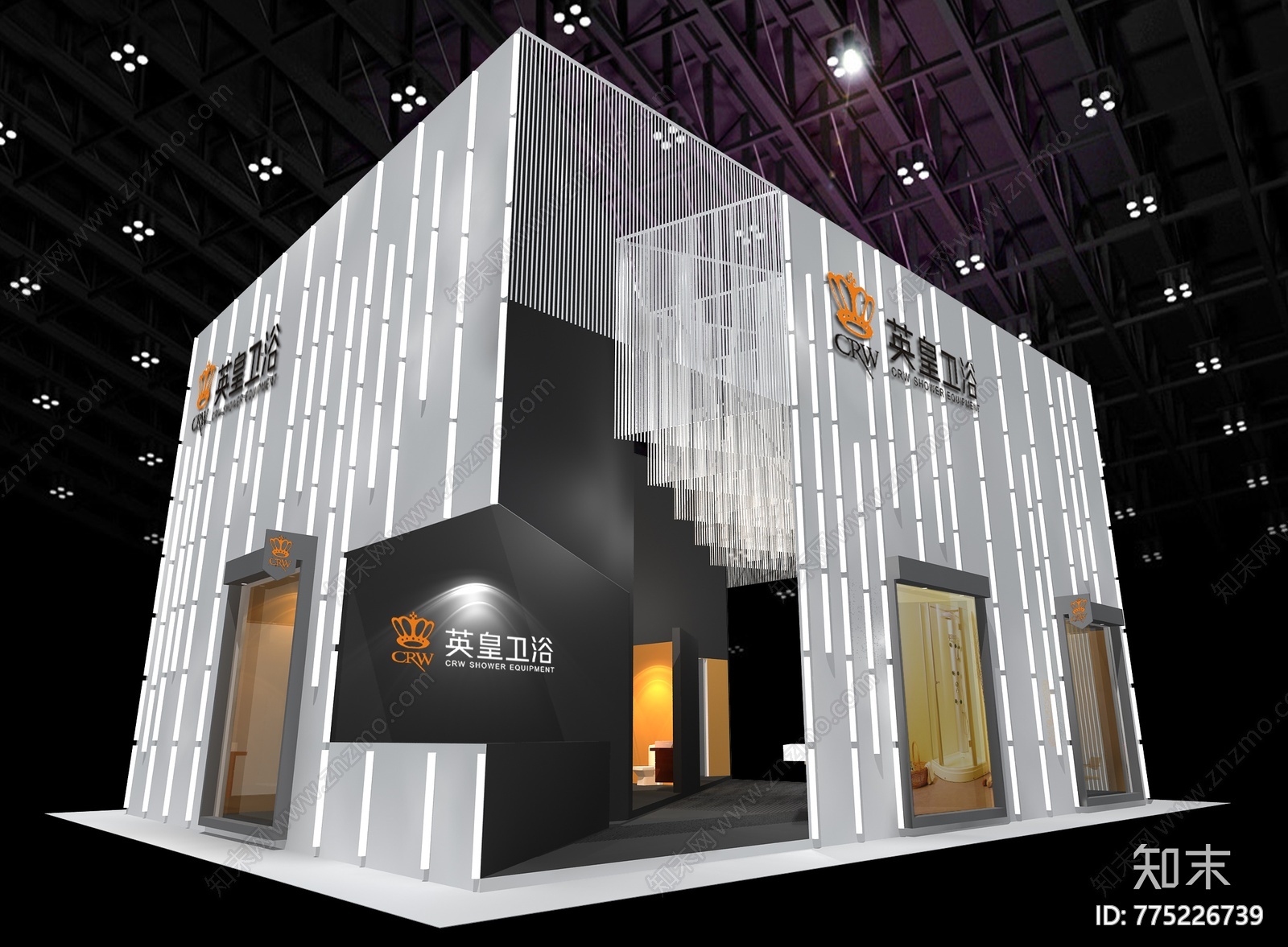 展览展位施工图下载【ID:775226739】