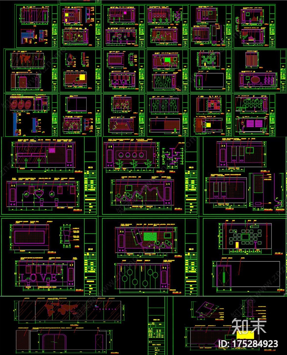 某企业文化展厅施工图下载【ID:175284923】