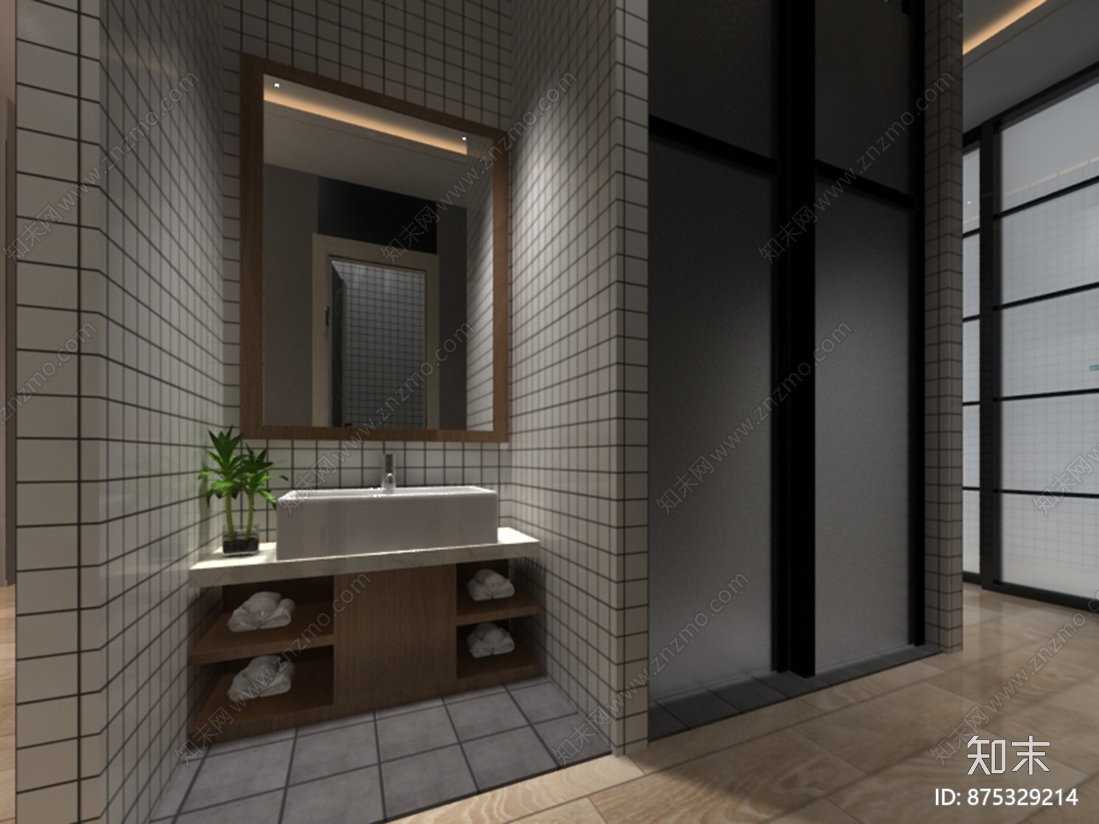 居家装修展厅施工图下载【ID:875329214】