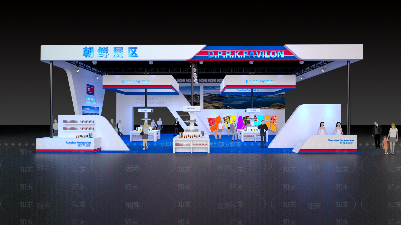 现代展厅SU模型下载【ID:275366901】