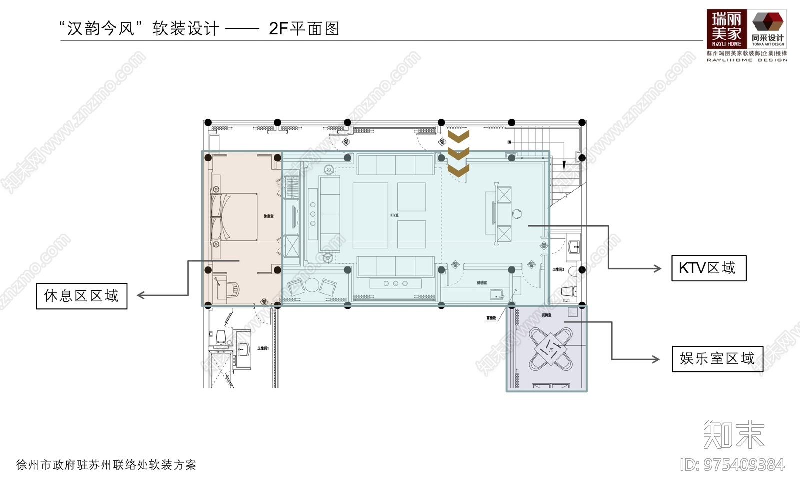 徐州中式别墅会馆cad施工图下载【ID:975409384】