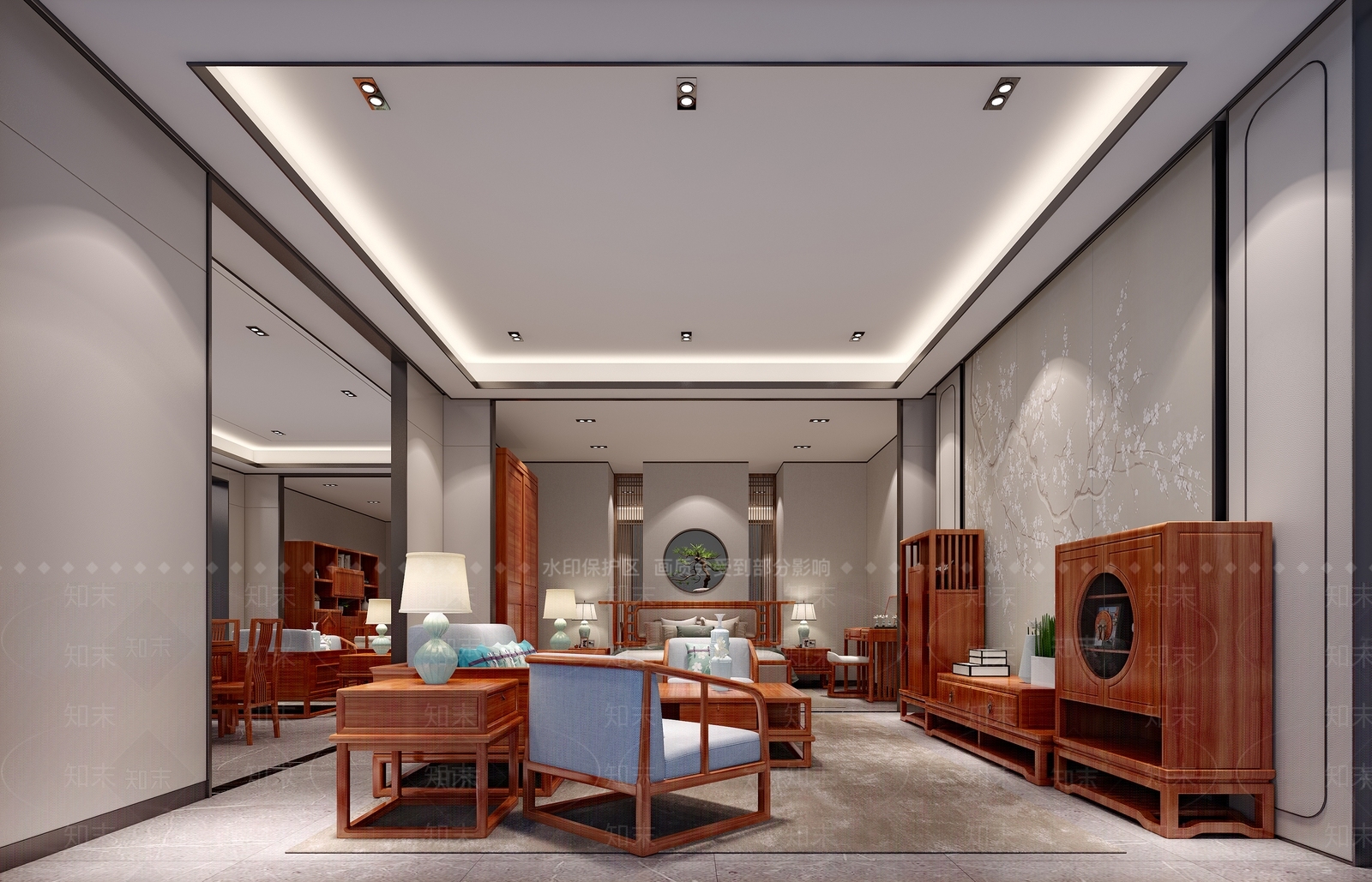 现代家居专卖店3D模型下载【ID:375419002】