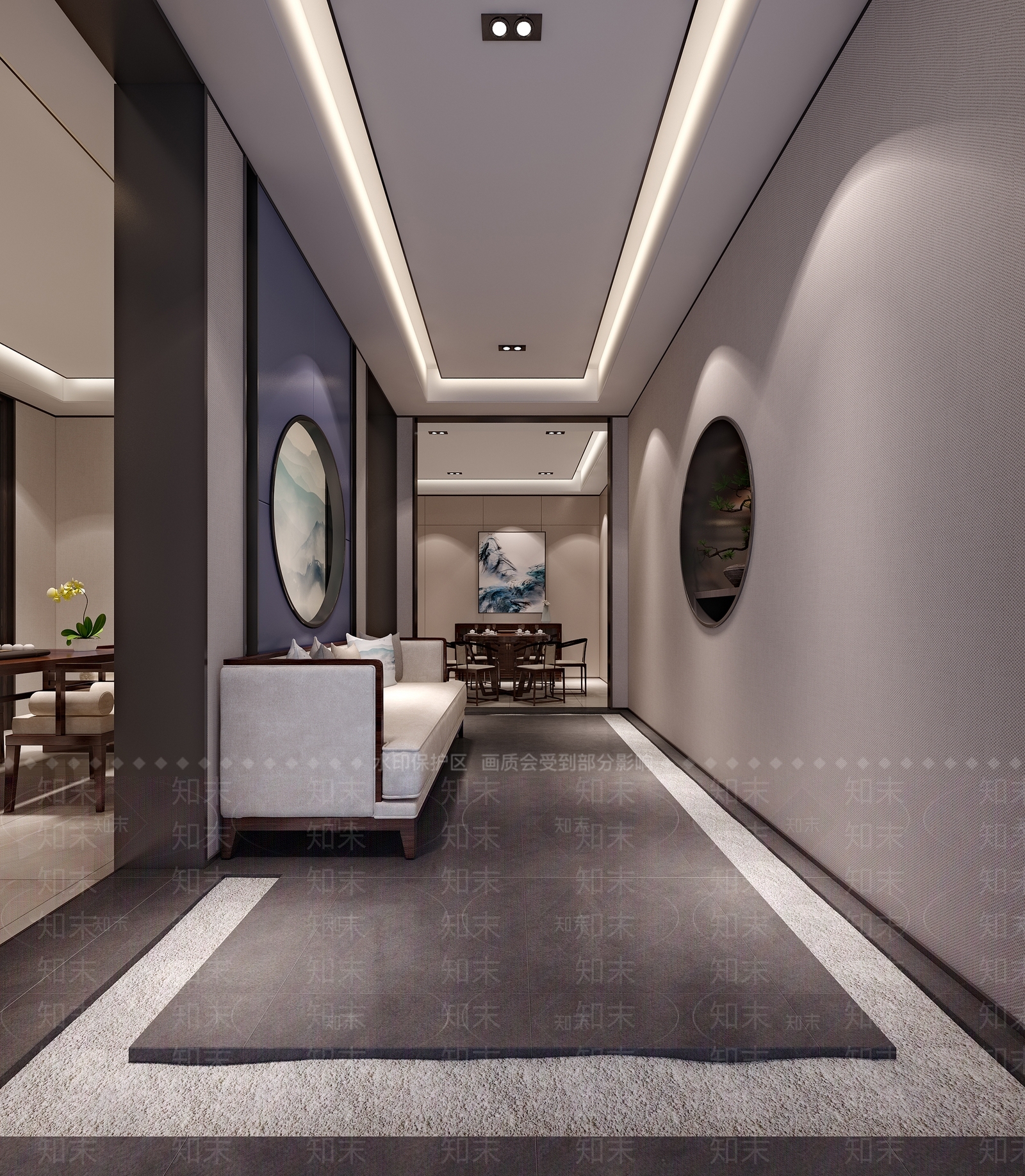 新中式家居专卖店3D模型下载【ID:375419099】