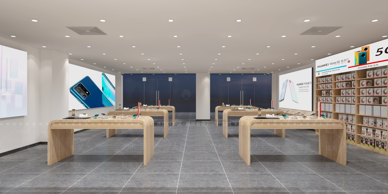 现代手机店3D模型下载【ID:675461077】