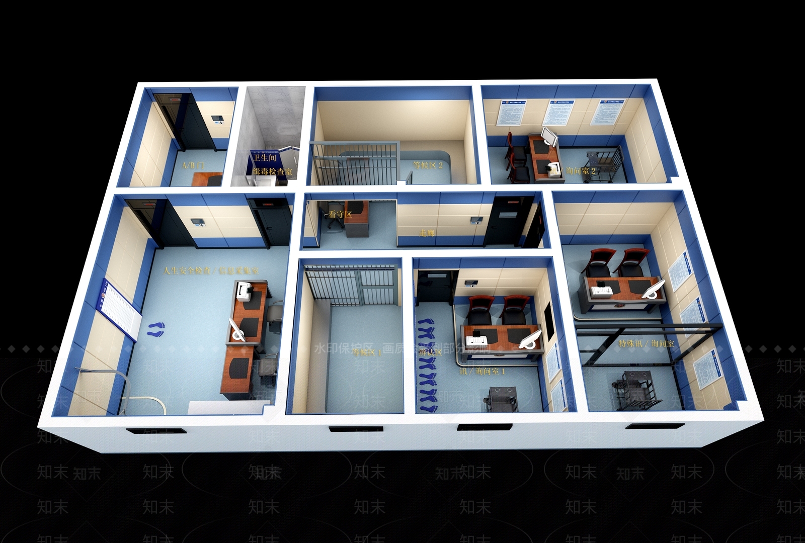 现代政法机构3D模型下载【ID:775464667】