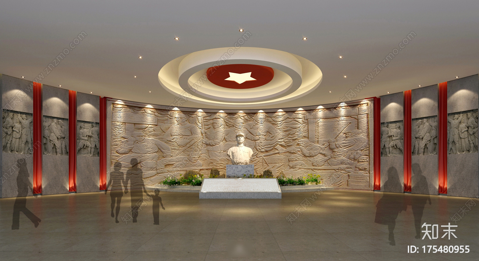 纪念馆施工图下载【ID:175480955】