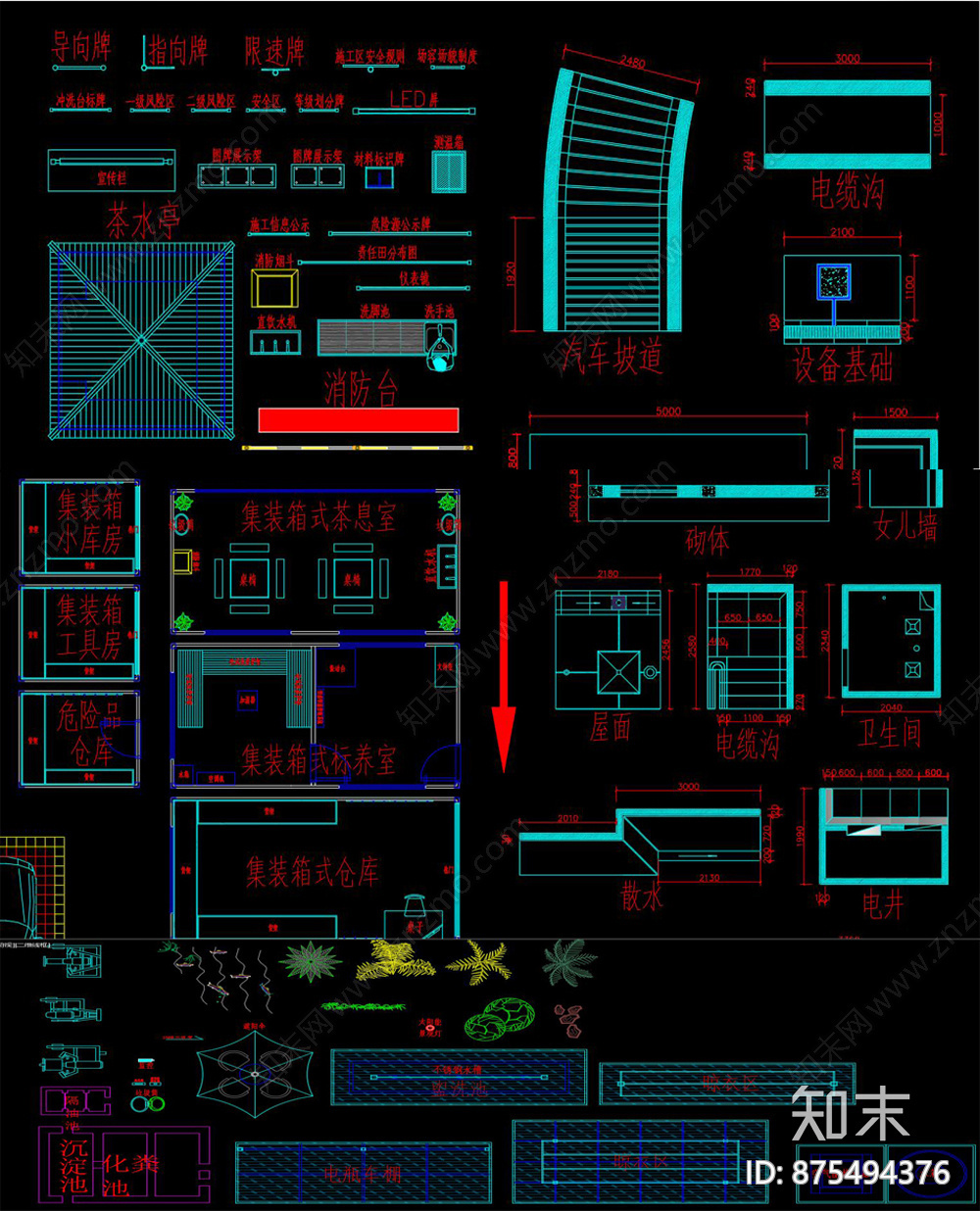 临建CAD模块施工图下载【ID:875494376】