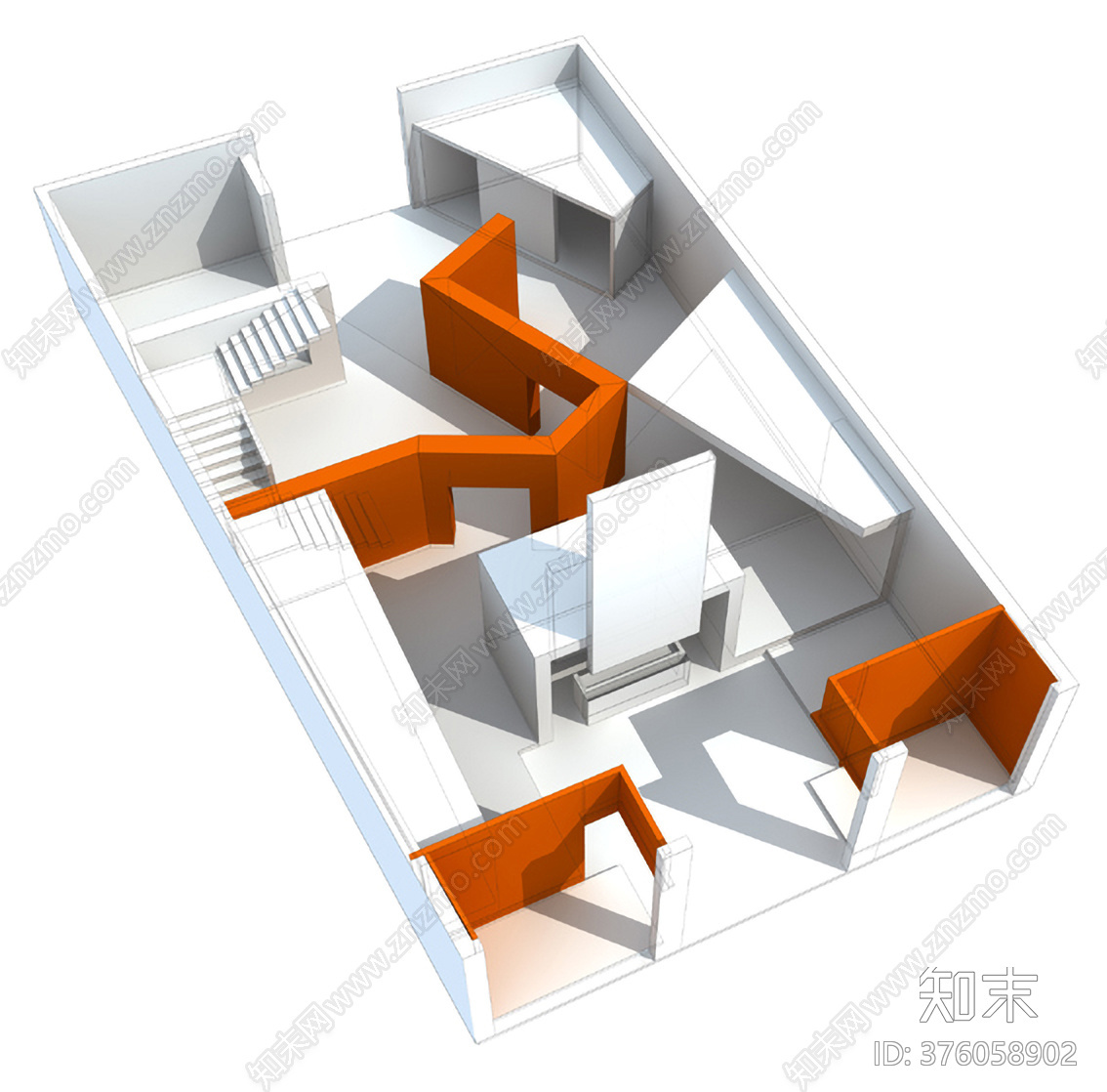 现代洁具专卖店平面图cad施工图下载【ID:376058902】