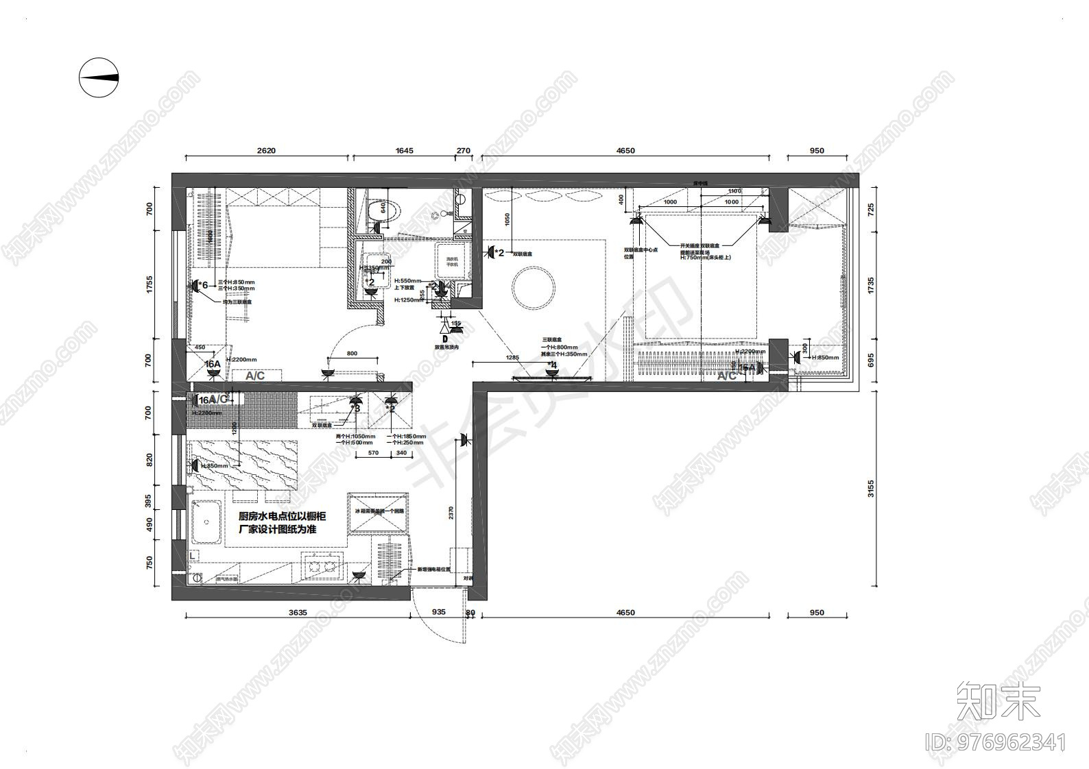 室内平立面全施工图下载【ID:976962341】