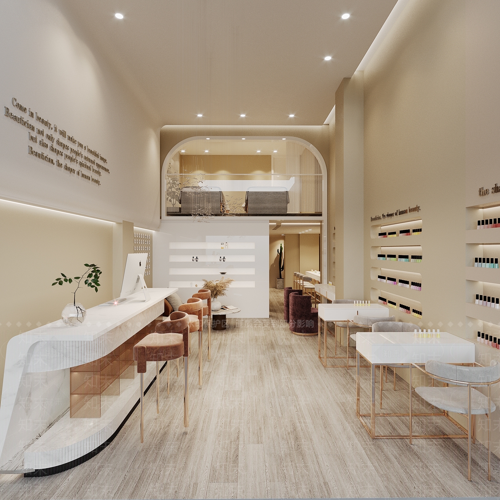 现代美甲店3D模型下载【ID:377029485】