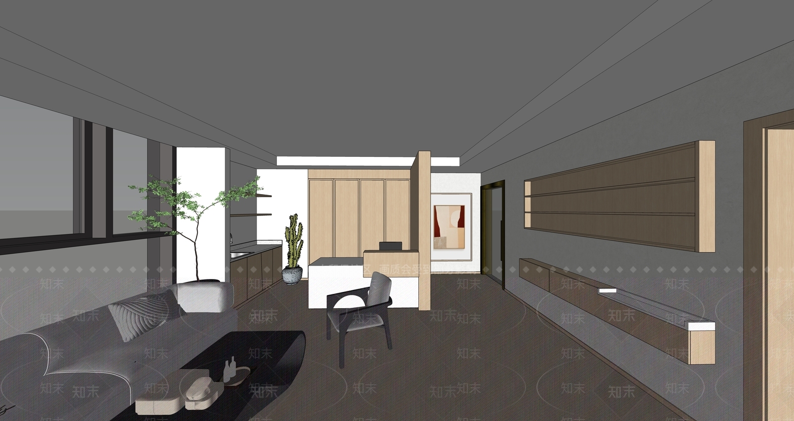 北欧SPA会所SU模型下载【ID:777091637】