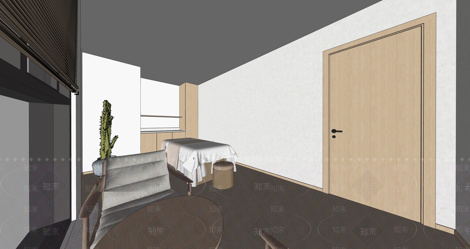 北欧SPA会所SU模型下载【ID:777091637】