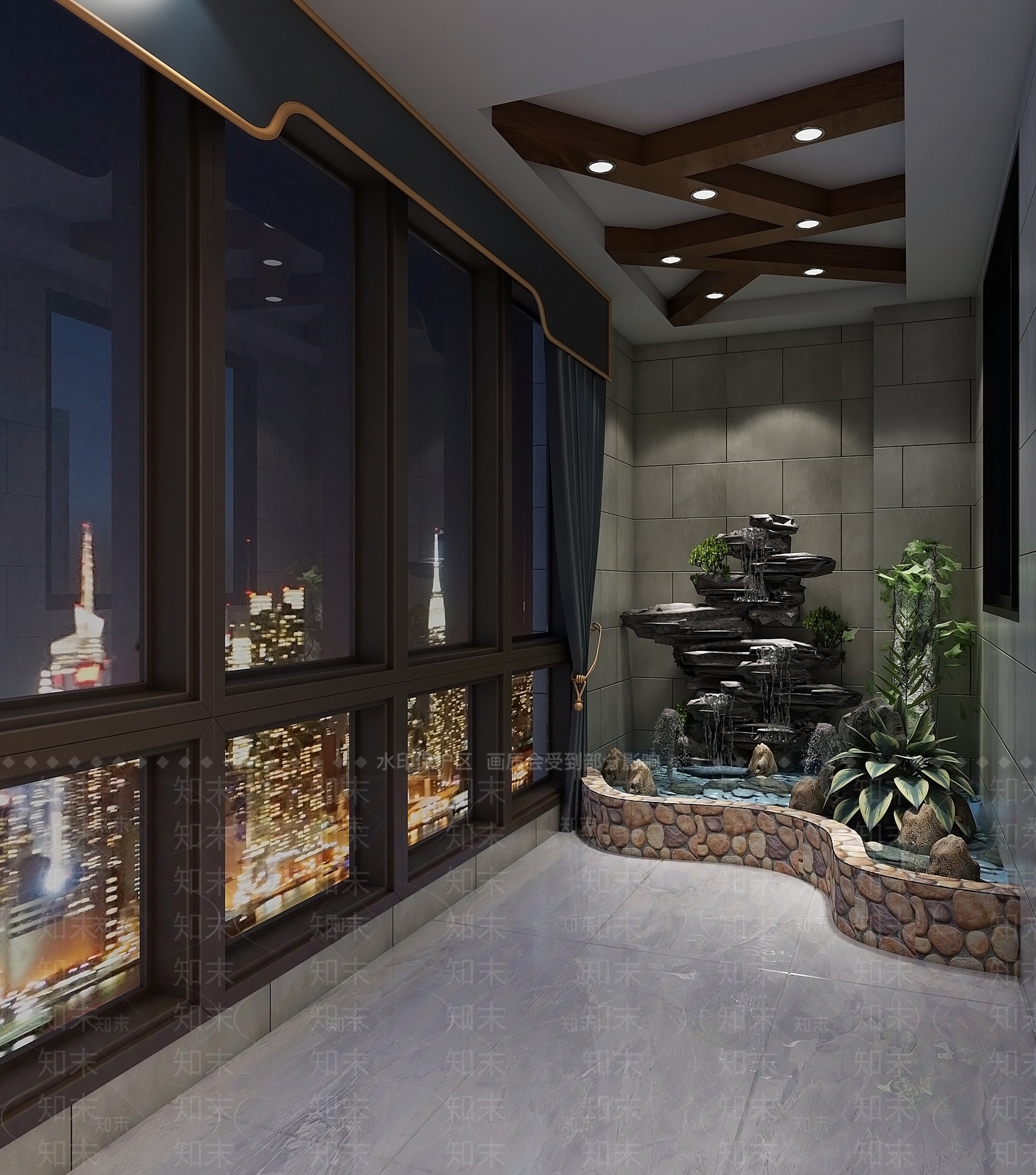 新中式家居餐厅3D模型下载【ID:1222156145】