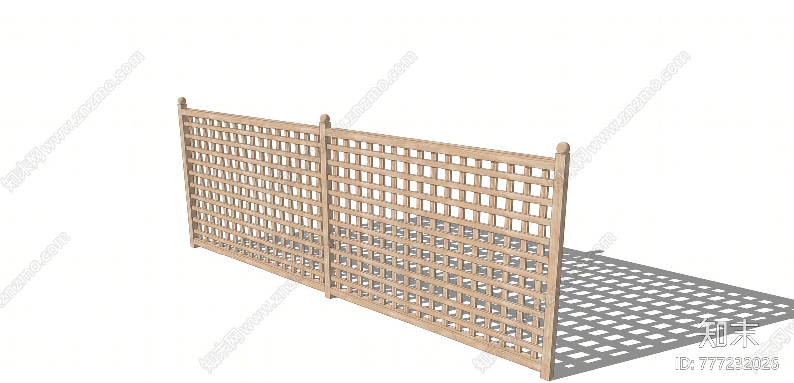 日式景墙围墙SU模型下载【ID:777232026】