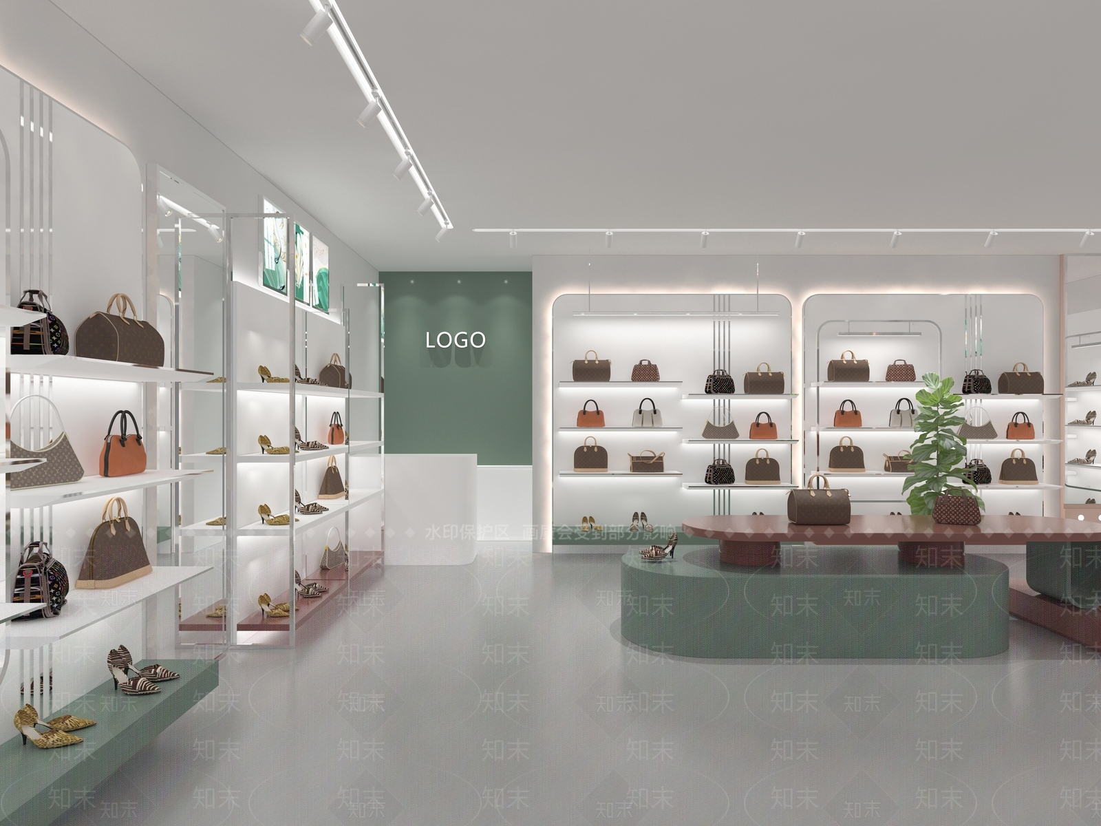 现代鞋店3D模型下载【ID:377455201】