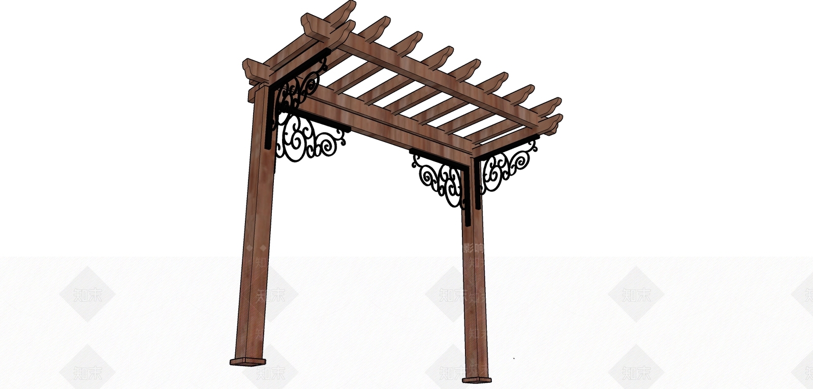 欧式花架SU模型下载【ID:877503515】