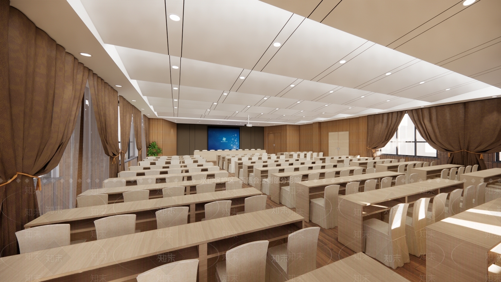 现代报告厅SU模型下载【ID:877507289】