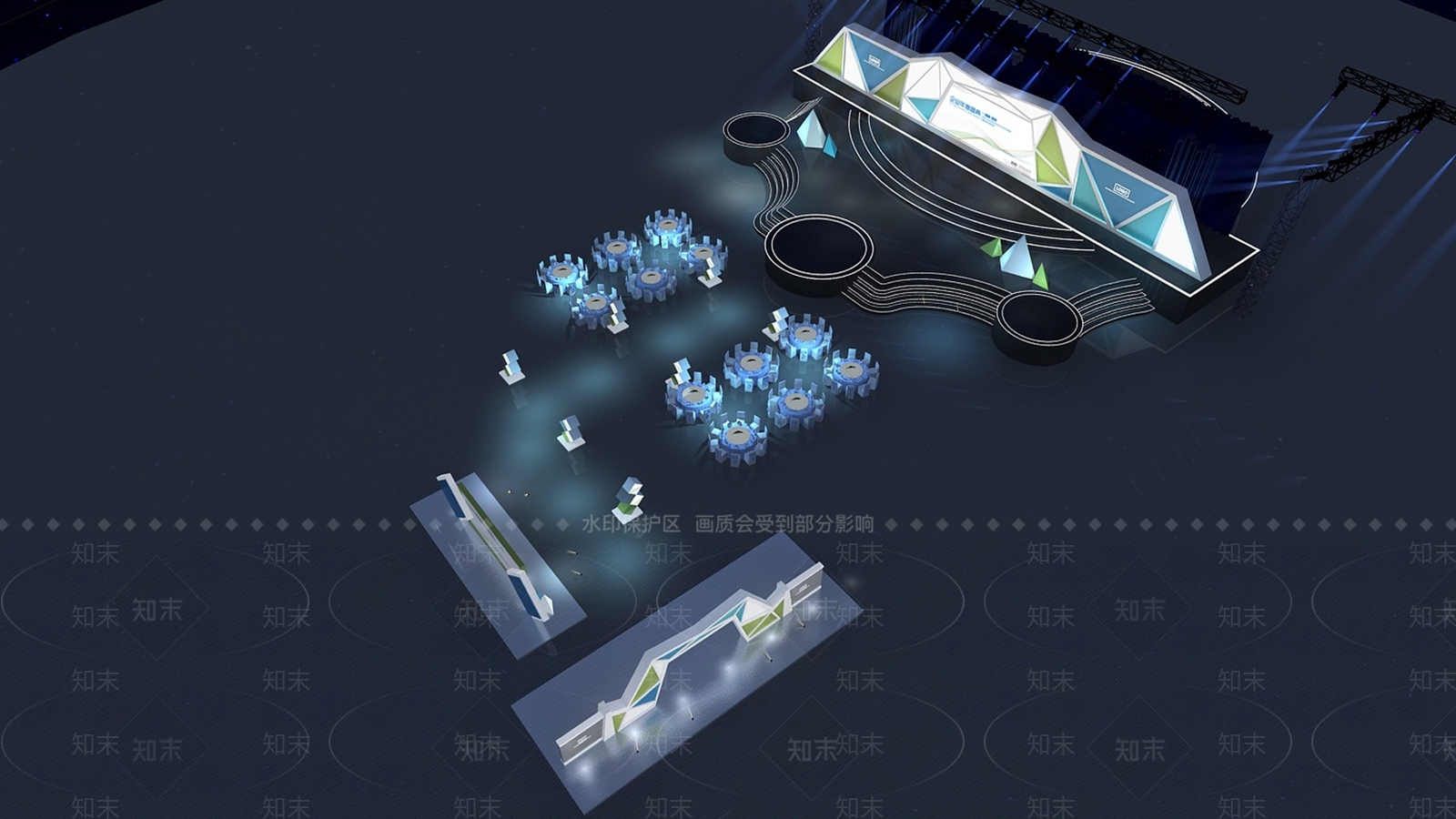 现代活动中心3D模型下载【ID:577920069】