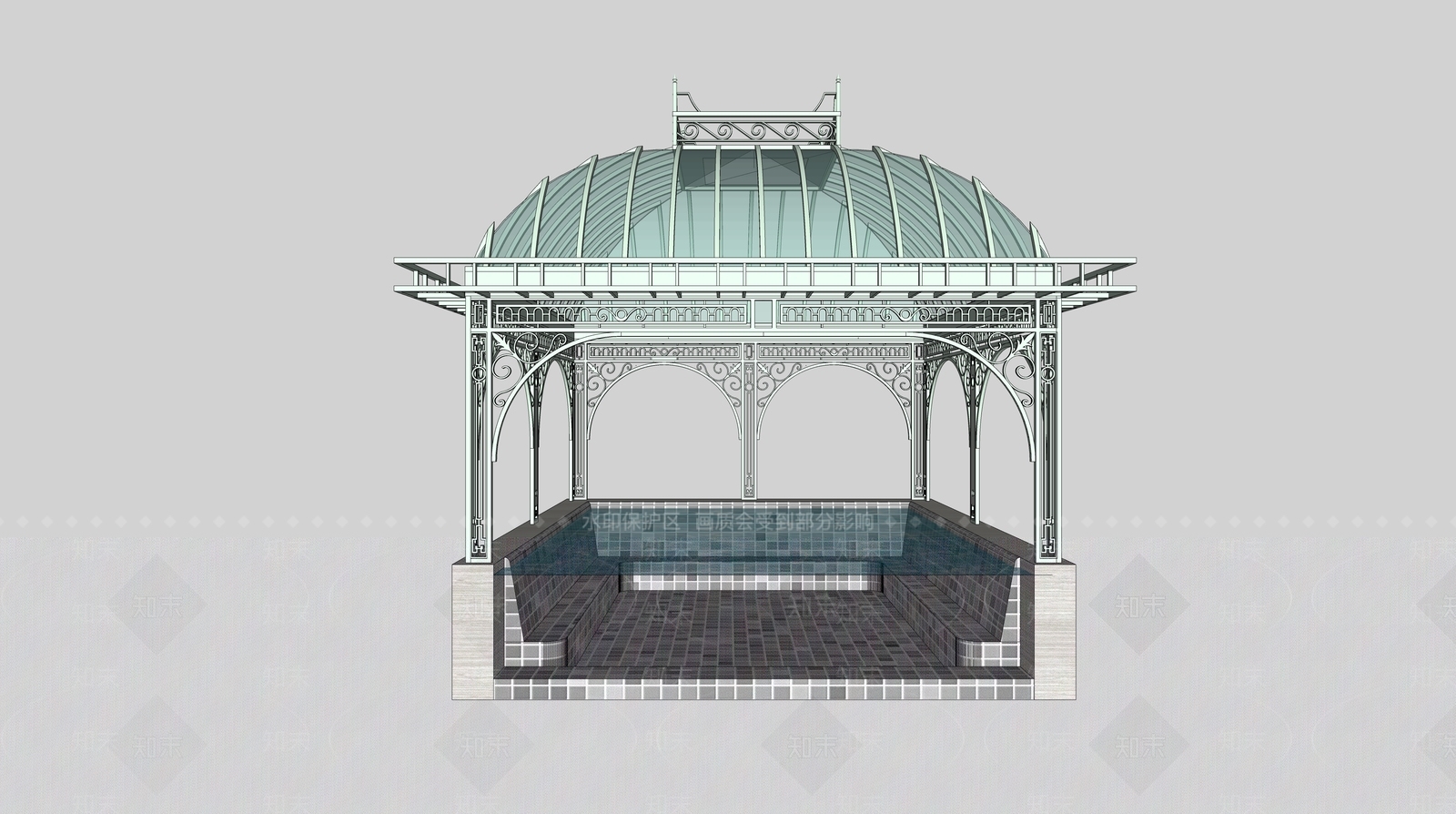 古典亭子SU模型下载【ID:477990825】
