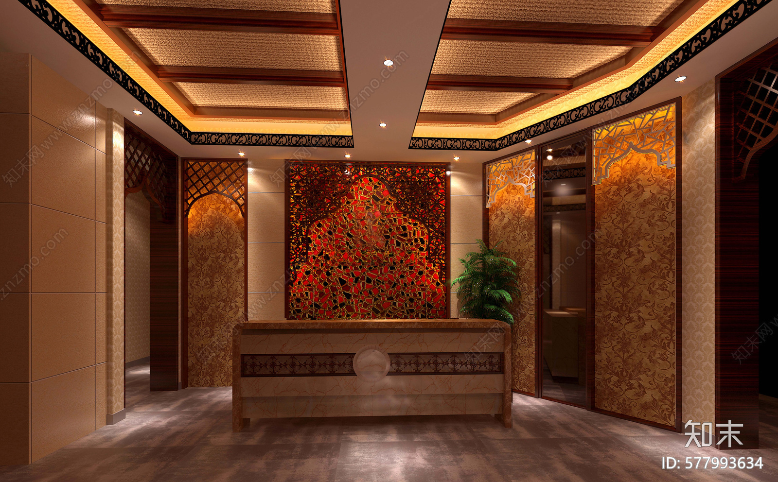 泰式洗浴会所施工图下载【ID:577993634】