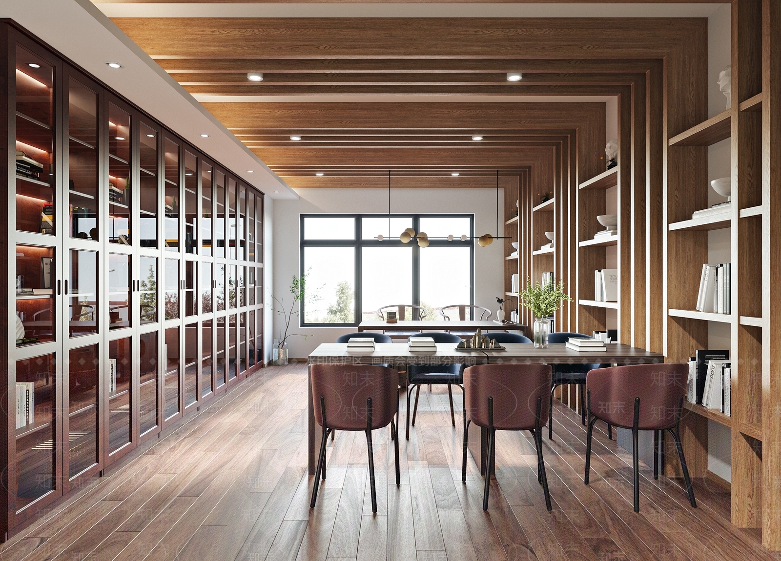 新中式书店3D模型下载【ID:778010934】