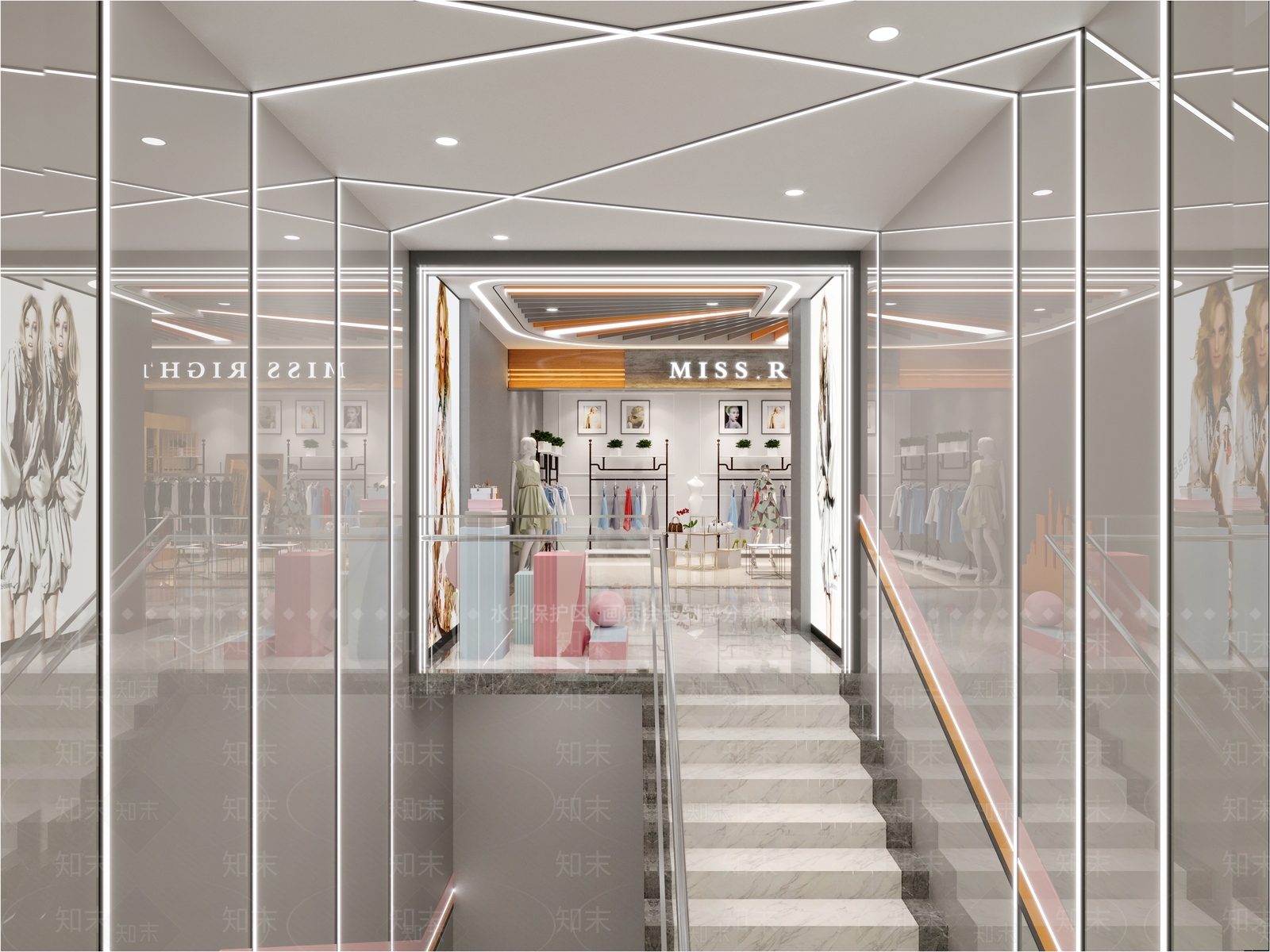 现代商场3D模型下载【ID:278097952】