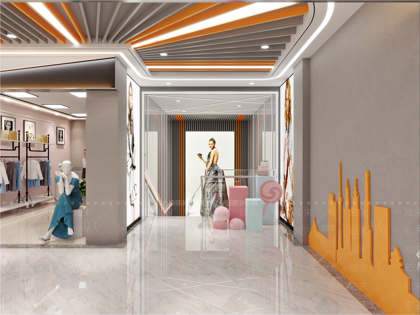 现代商场3D模型下载【ID:278097952】