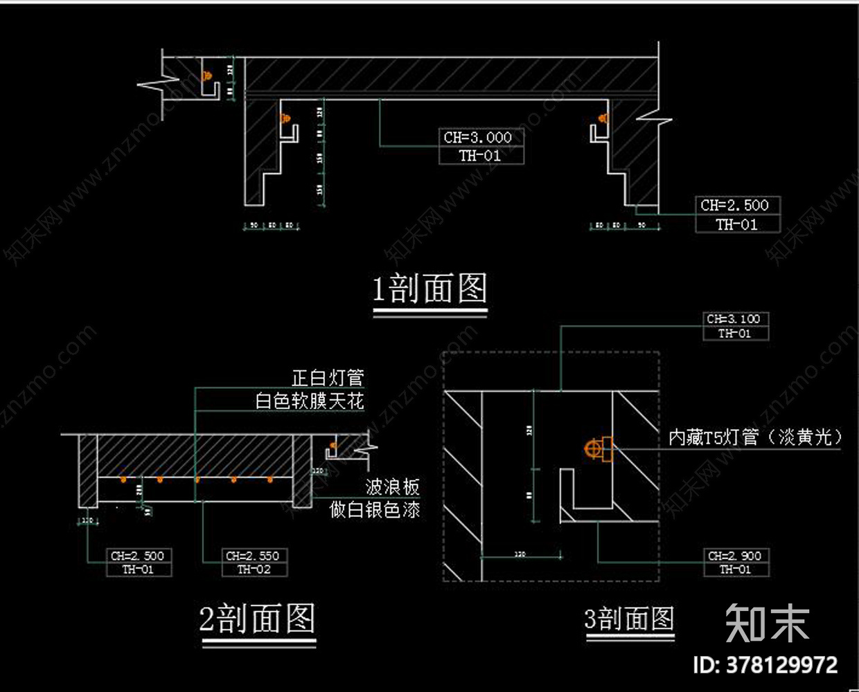 卫浴店cad施工图下载【ID:378129972】