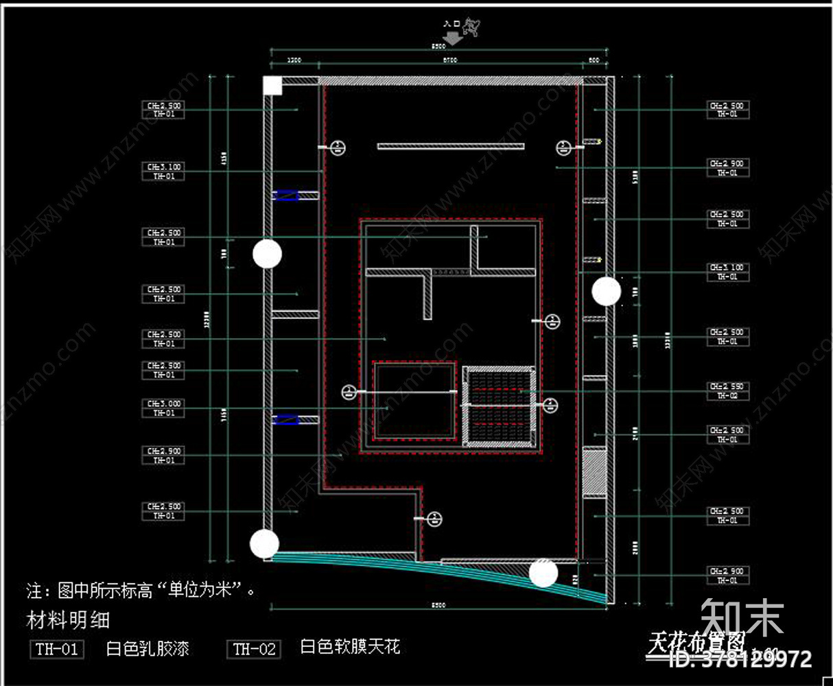 卫浴店cad施工图下载【ID:378129972】