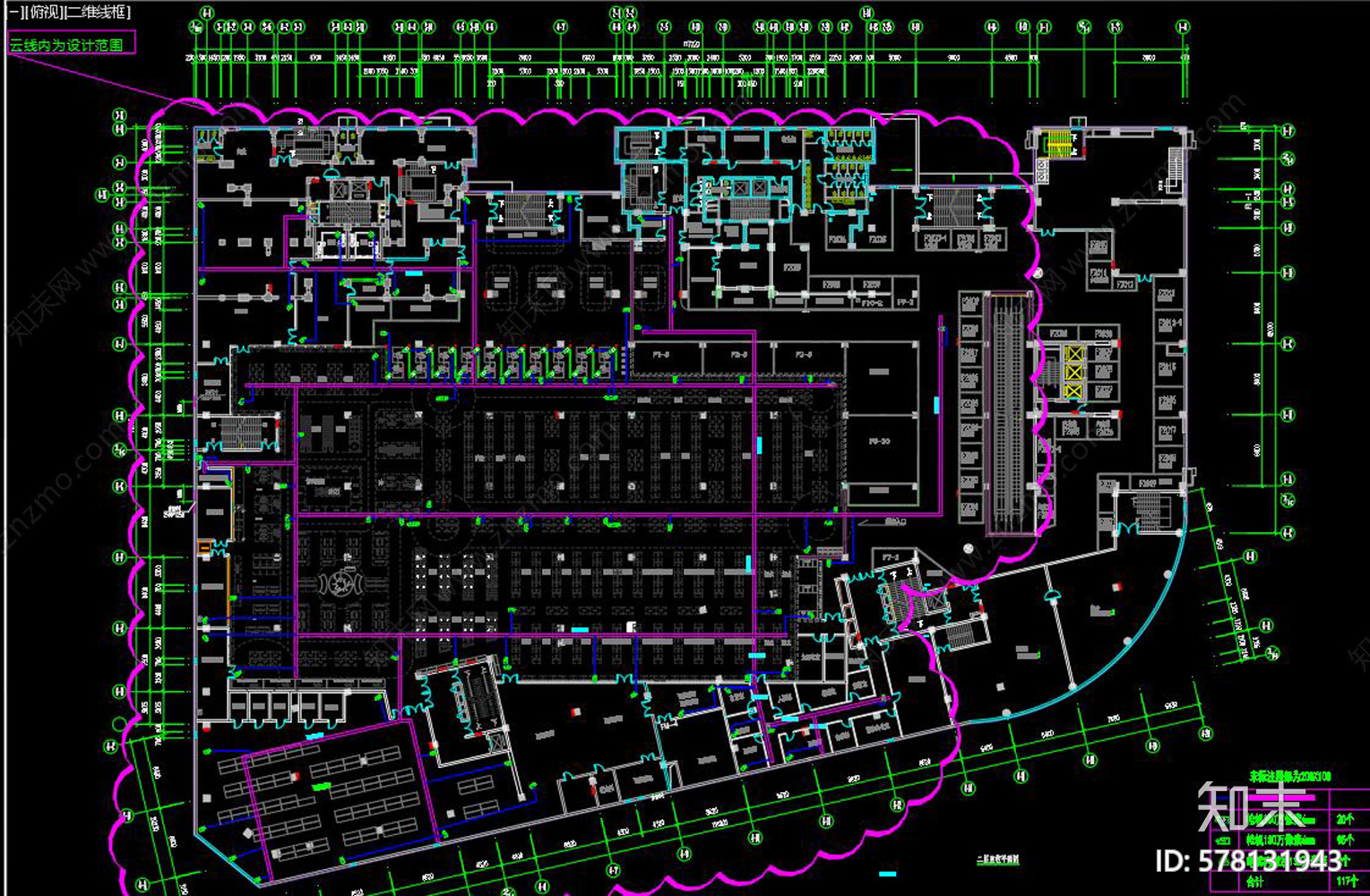 超市cad施工图下载【ID:578131943】