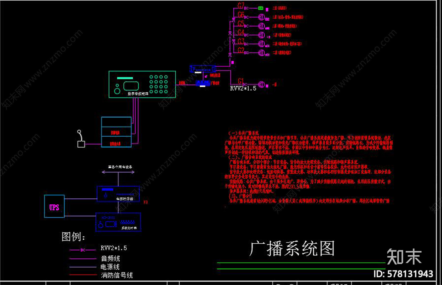 超市cad施工图下载【ID:578131943】