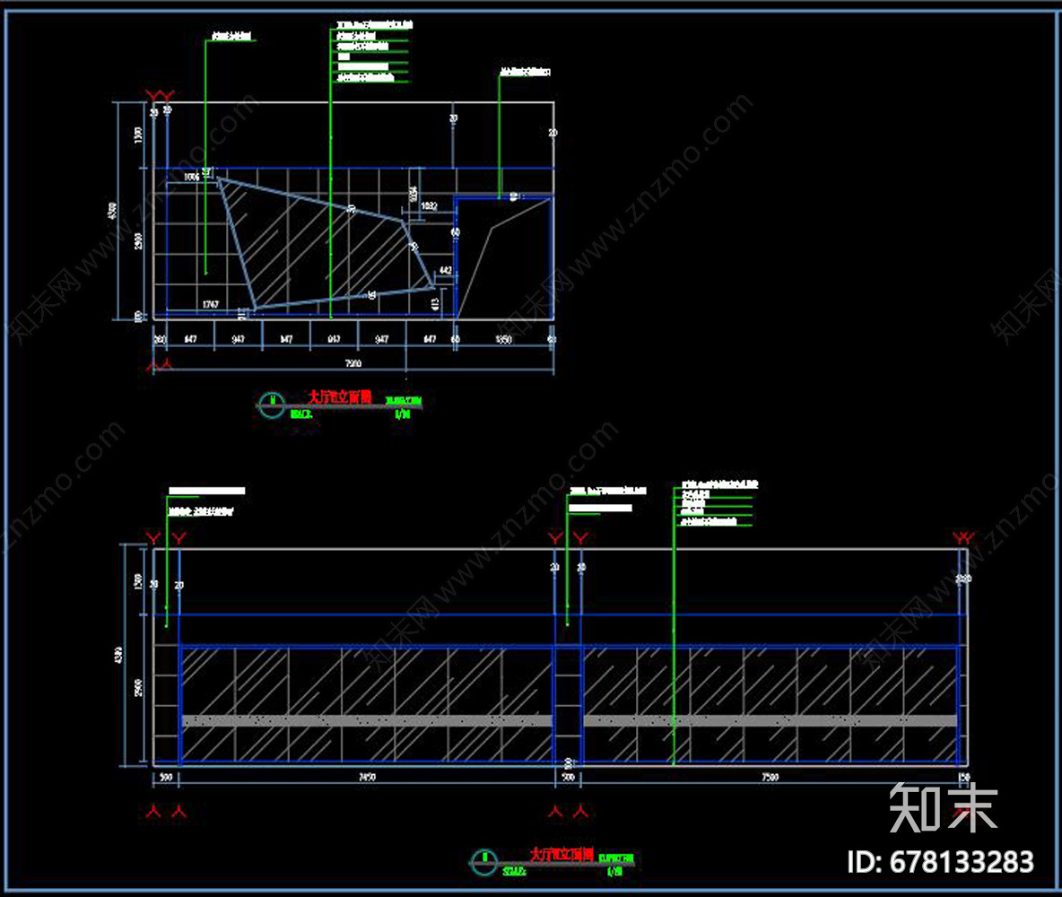 健身房cad施工图下载【ID:678133283】