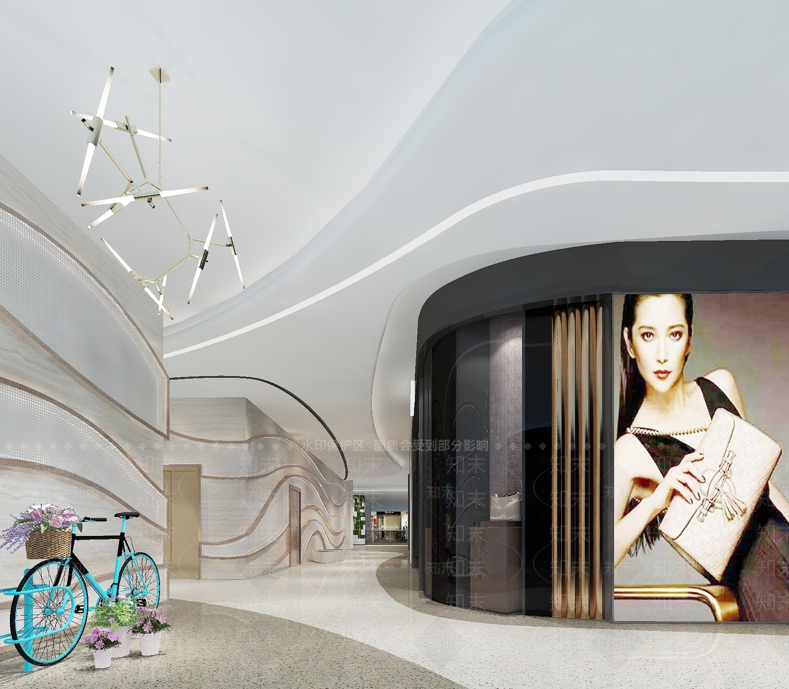 现代商场3D模型下载【ID:278166901】