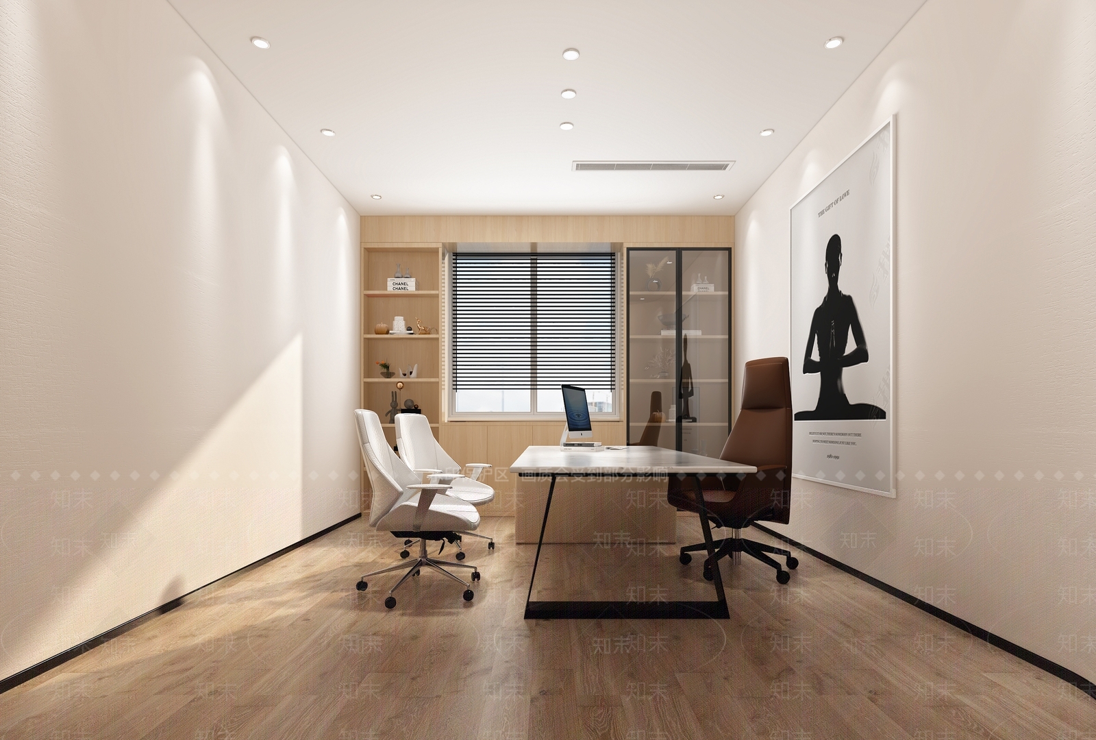 现代瑜伽房3D模型下载【ID:378186859】