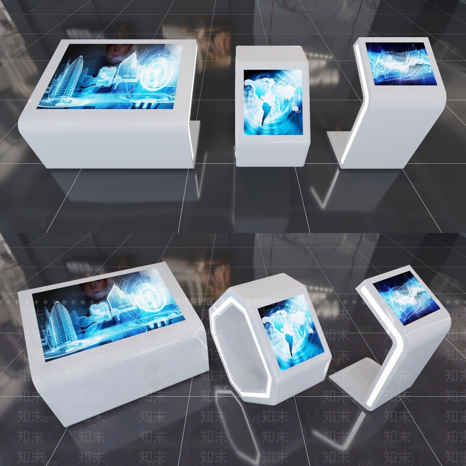 现代一体机3D模型下载【ID:678230178】