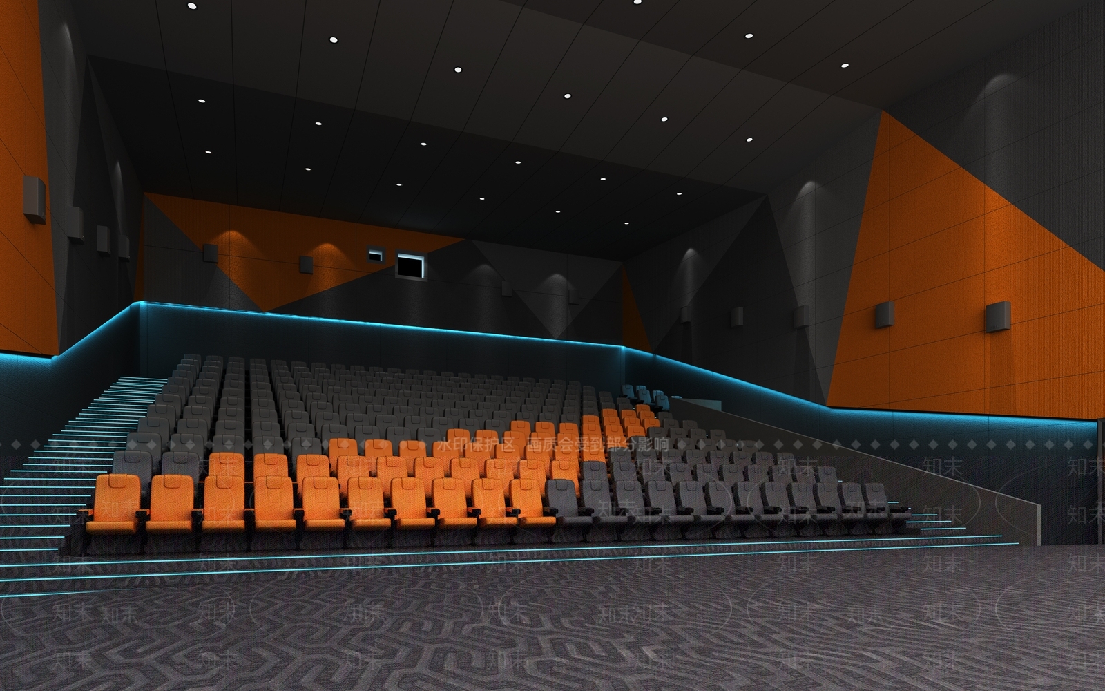 现代电影院3D模型下载【ID:578283174】