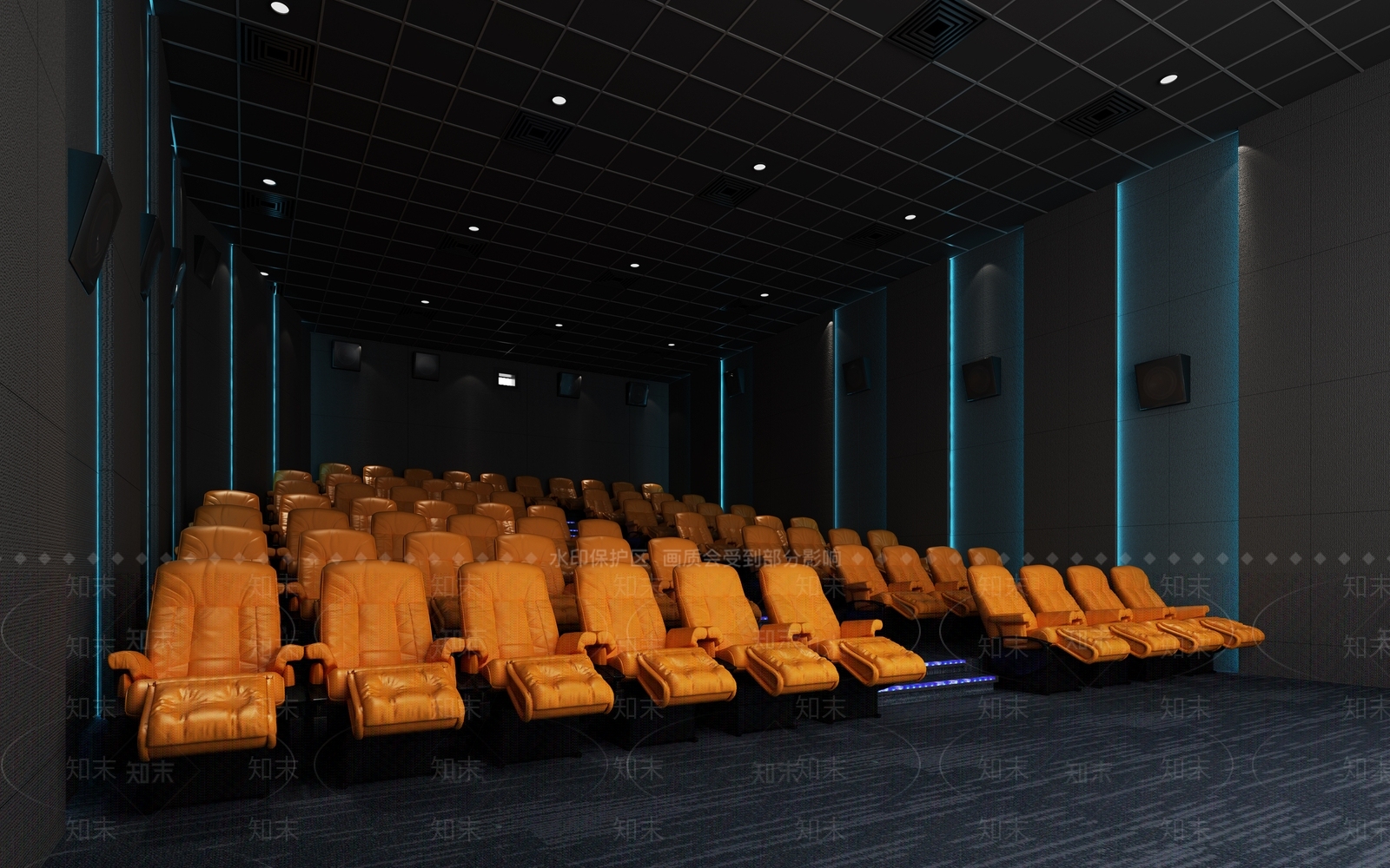 现代电影院3D模型下载【ID:578283194】