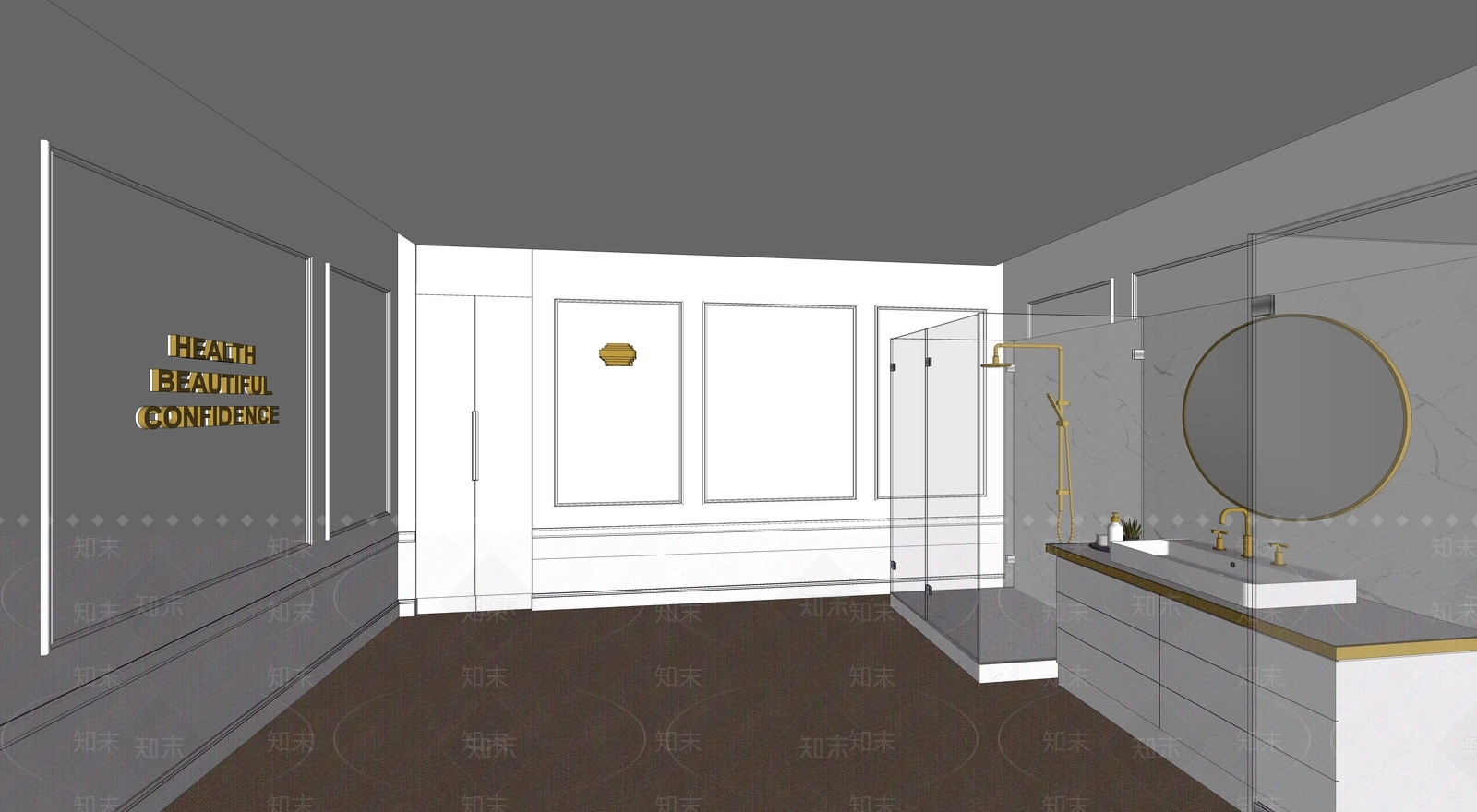 简欧母婴店SU模型下载【ID:378286174】