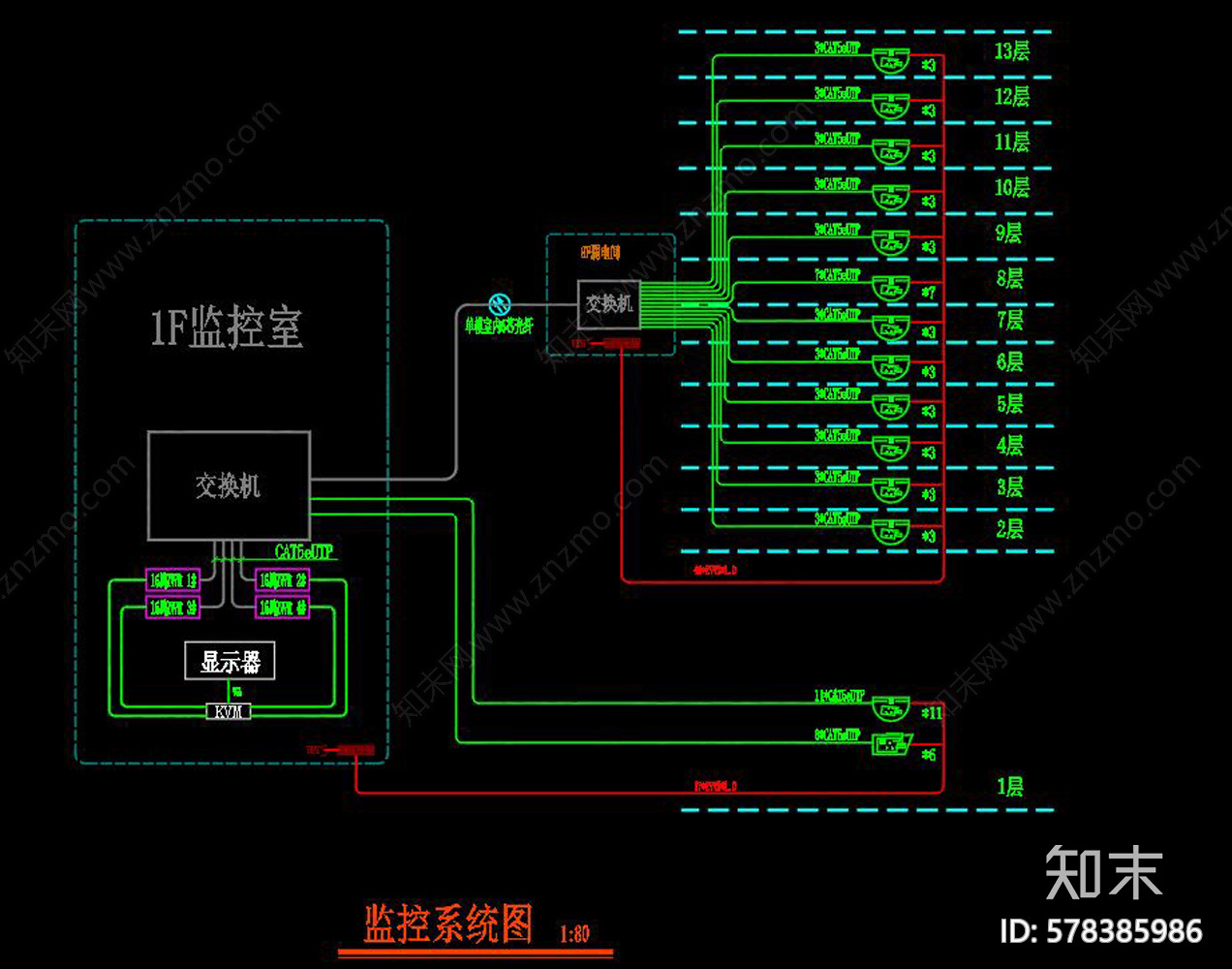 某连锁酒店cad施工图下载【ID:578385986】