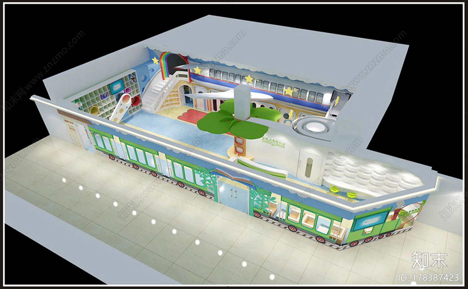 全套培训中心CAD图纸施工图下载【ID:178387423】