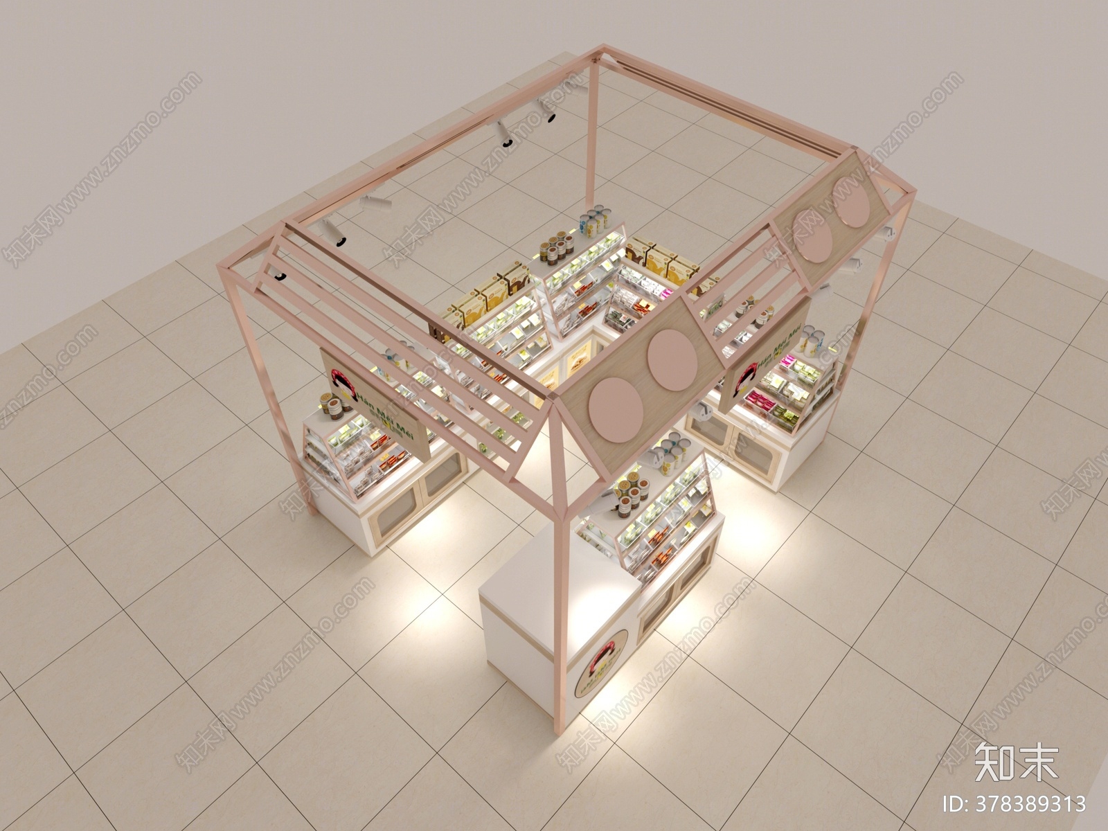 现代零食店3D模型下载【ID:378389313】