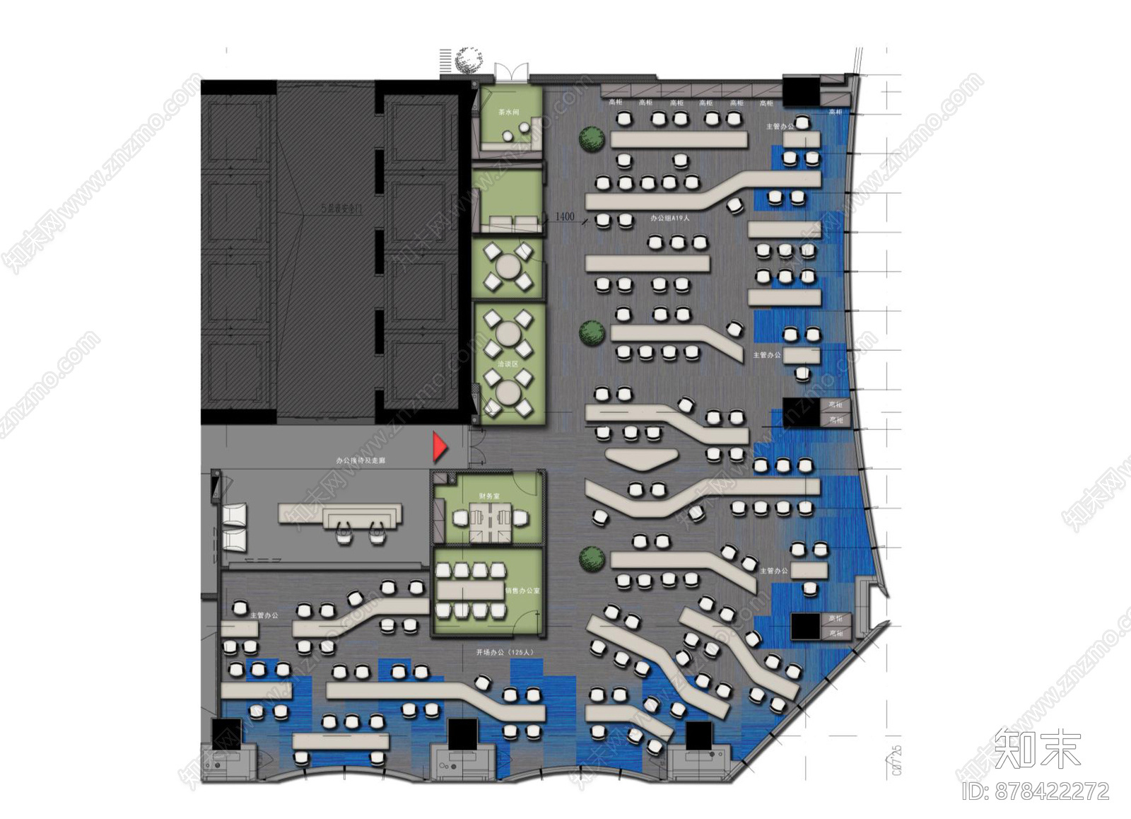 创客空间cad施工图下载【ID:878422272】