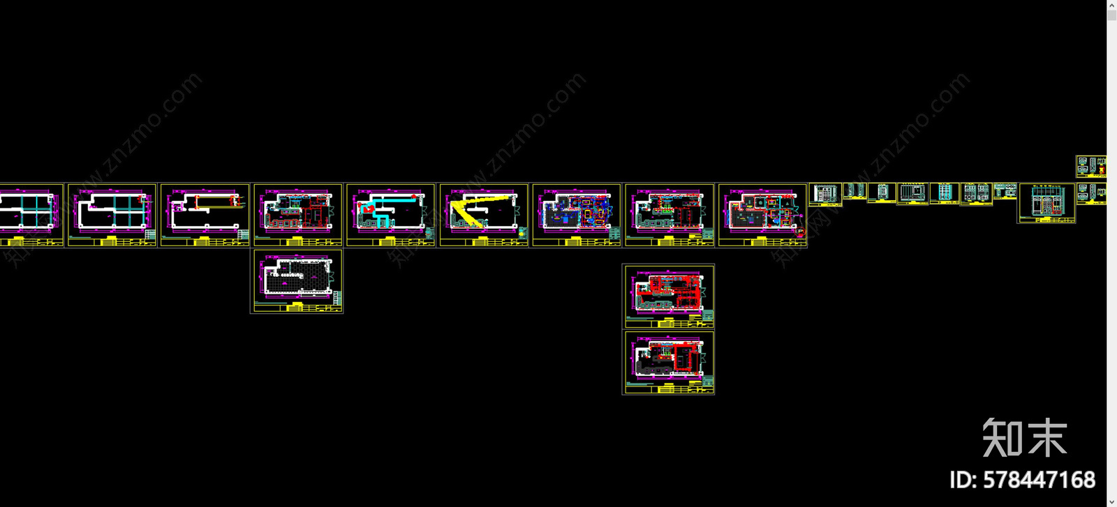 蛋糕店施工图下载【ID:578447168】