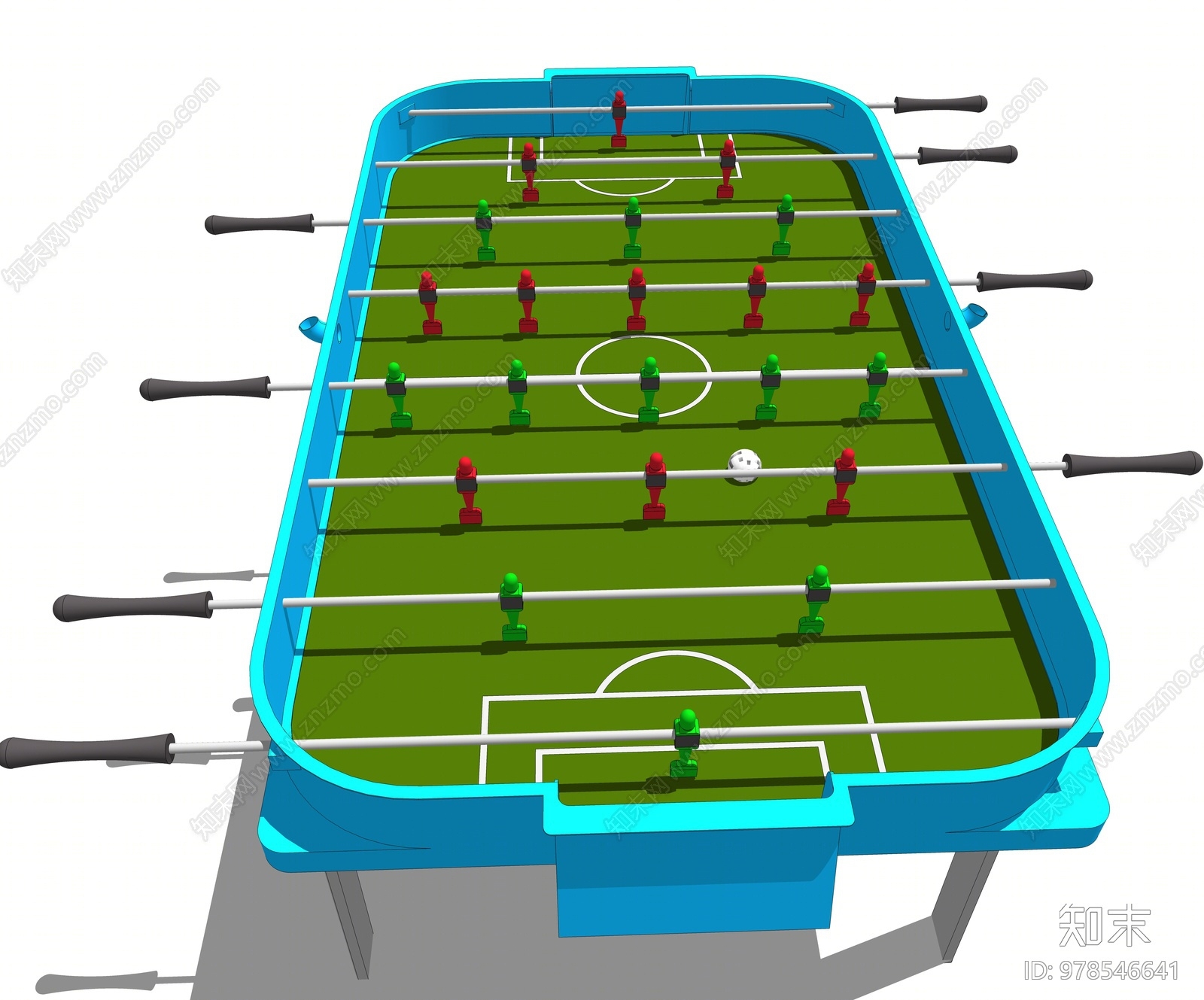 现代桌球SU模型下载【ID:978546641】