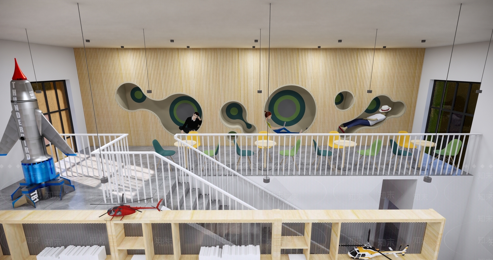 现代超市SU模型下载【ID:878560388】
