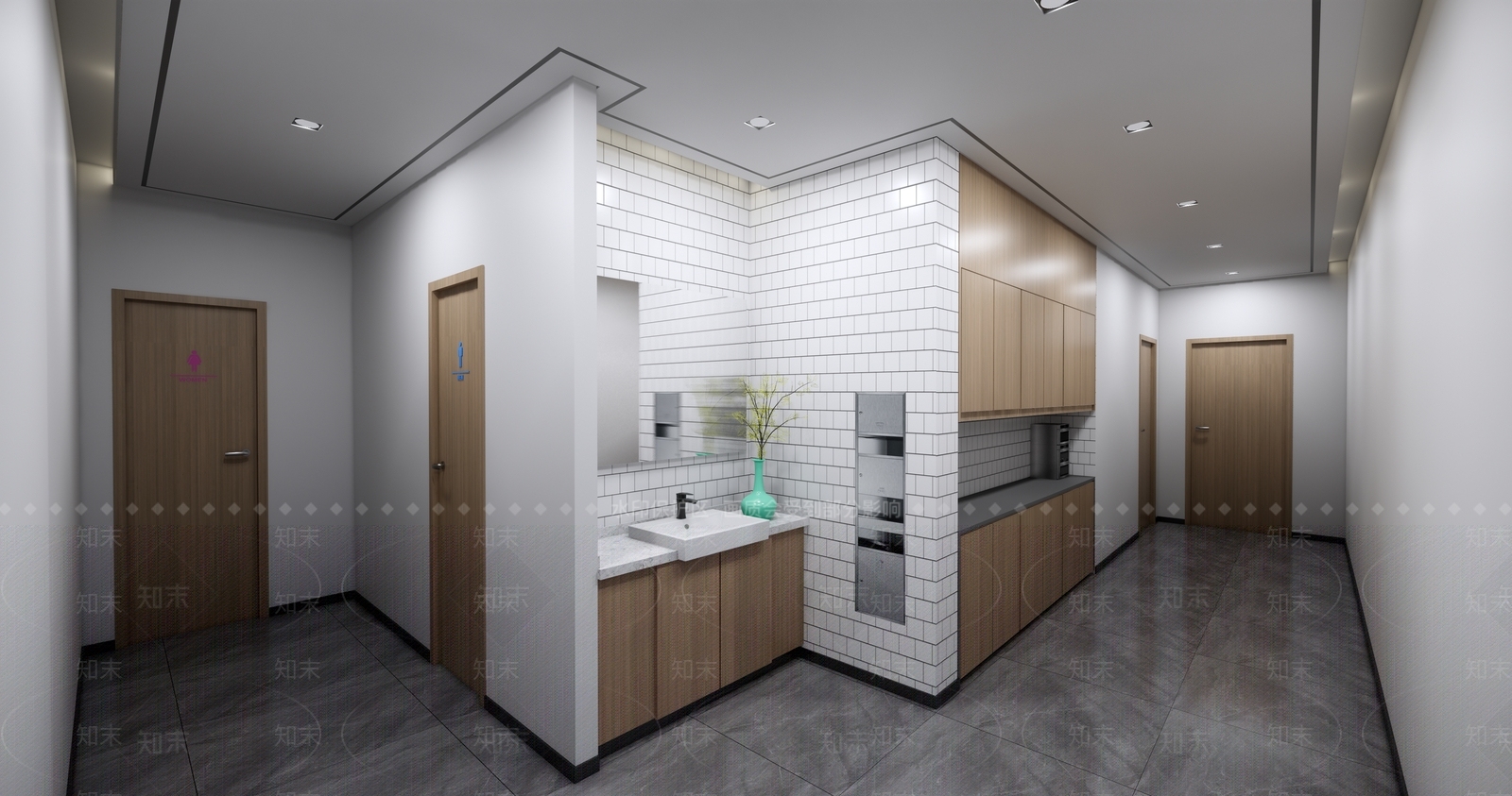 现代茶水间SU模型下载【ID:978561569】